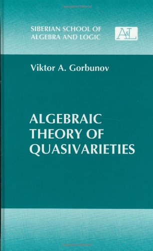 Algebraic Theory of Quasivarieties