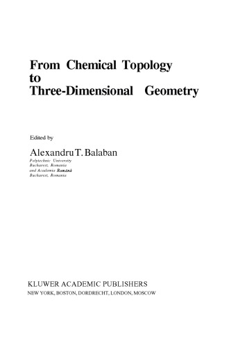 From Chemical Topology to Three-Dimensional Geometry