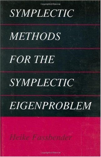 Symplectic methods for the symplectic eigenproblem