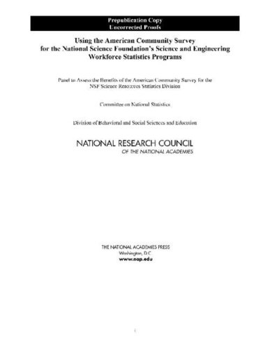 Using the American Community Survey for the National Science Foundation's Science and Engineering Workforce Statistics Programs