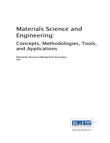 Materials and man's needs. Volume 3, Institutional framework for materials science and engineering : materials science and engineering : supplementary report of the Committee on the Survey of Materials Science and Engineering.