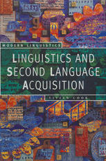 Linguistics And Second Language Acquisition