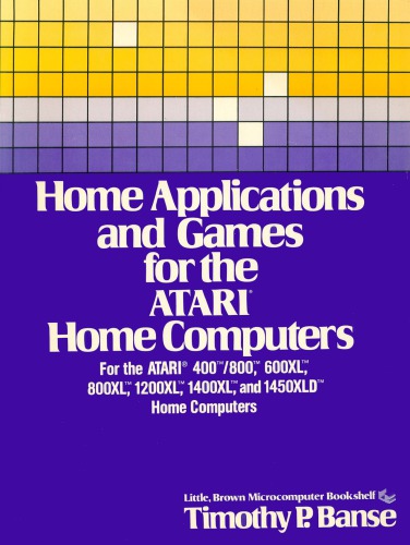 Home Applications and Games for the Atari Home Computers