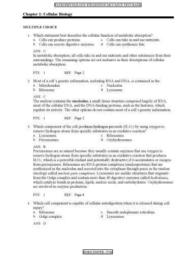 Pathophysiology