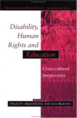 Disability, Human Rights and Education
