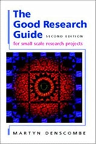 The Good Research Guide For Small Scale Social Research Projects