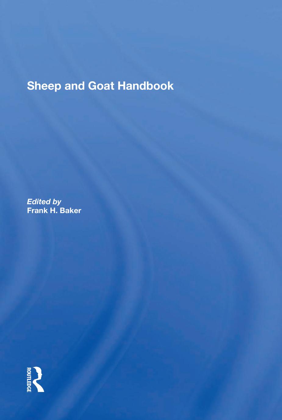 Sheep and Goat Handbook, Vol. 3