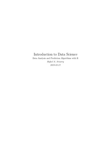 Introduction to Data Science