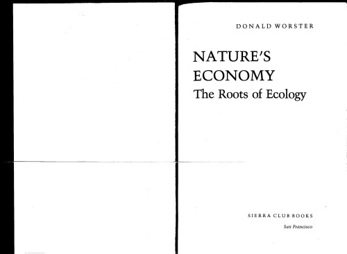 Nature's Economy