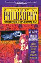 A History of Philosophy, Vol. 7