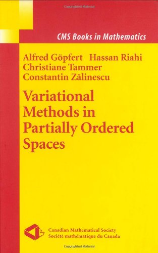 Variational Methods in Partially Ordered Spaces