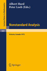 Victoria Symposium On Nonstandard Analysis, University Of Victoria, 1972