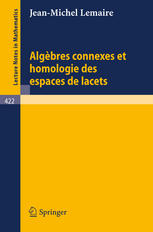 Algèbres Connexes Et Homologie Des Espaces De Lacets