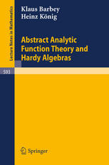 Abstract analytic function theory and Hardy algebras