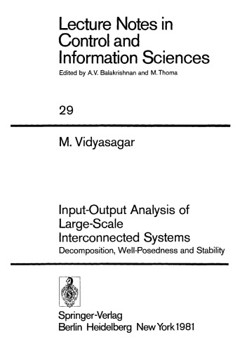 Input-Output Analysis of Large-Scale Interconnected Systems