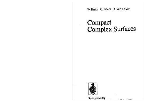 Compact Complex Surfaces