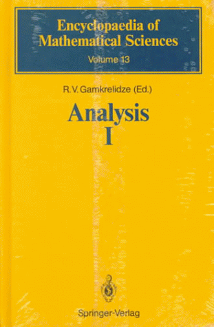 Analysis I