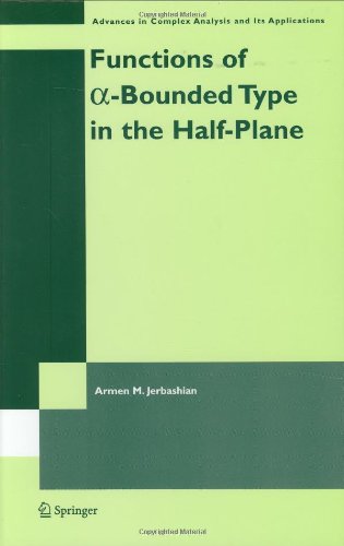 <div class=vernacular lang="en">Functions of α-Bounded Type in the Half-Plane /</div>