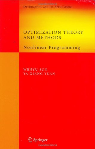 Optimization Theory and Methods