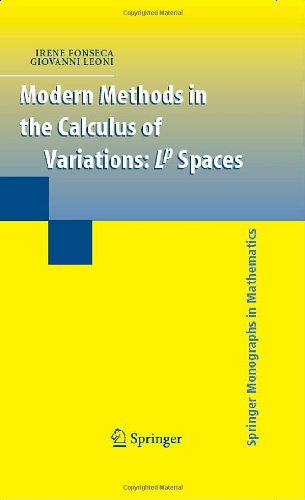 Modern Methods in the Calculus of Variations