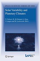 Solar Variability and Planetary Climates