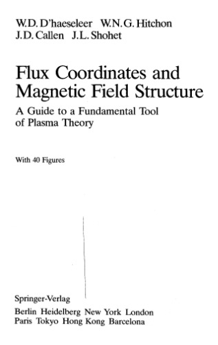 Flux Coordinates and Magnetic Field Structure