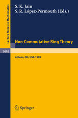 Non-Commutative Ring Theory