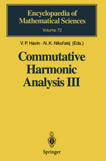 Commutative Harmonic Analysis III