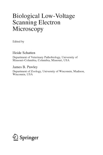 Biological Lowvoltage Scanning Electron Microscopy