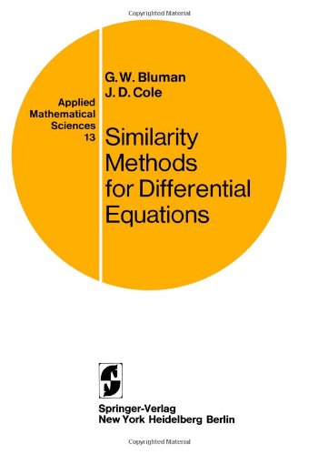 Similarity Methods for Differential Equations