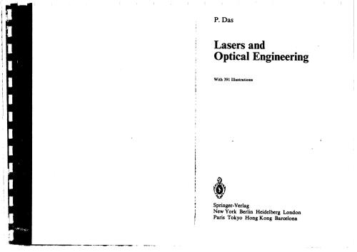 Lasers and Optical Engineering