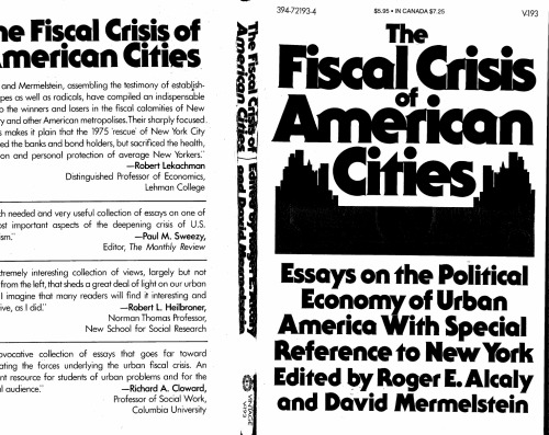 The Fiscal Crisis of American Cities