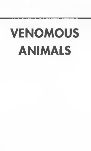 A Field Guide to Venomous Animals and Poisonous Plants of North America North of Mexico