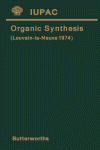 Organic Synthesis First International Conference on Organic Synthesis