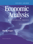 Economic analysis & Canadian policy, seventh edition. Study guide