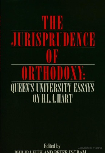 The Jurisprudence Of Orthodoxy