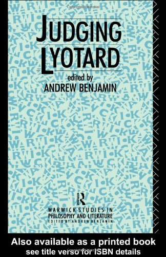 Judging Lyotard