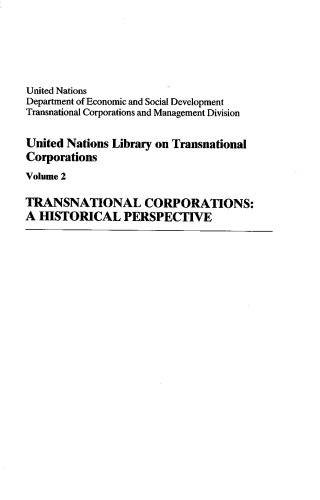 UN Lib Tra Nat 2 Hist Perspct (International business and the world economy)