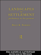 Landscapes of Settlement
