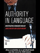 Authority in Language