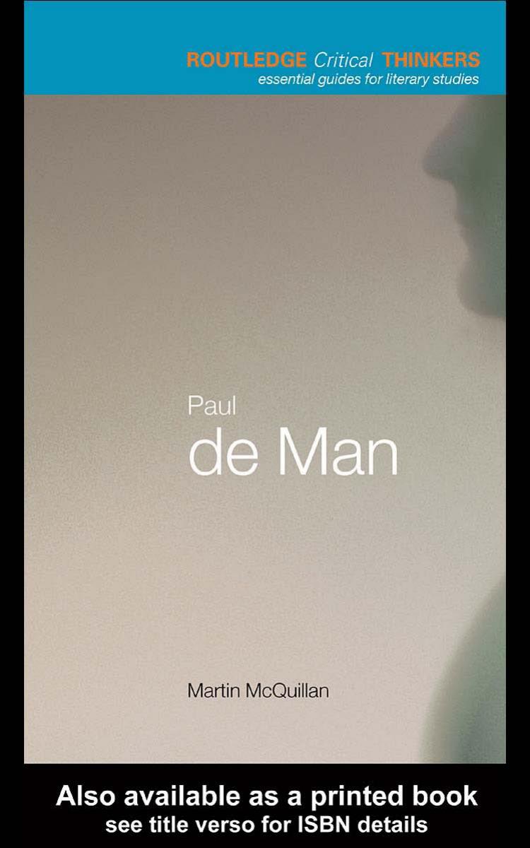 Paul de Man