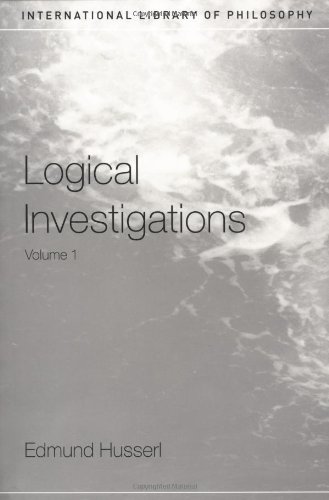 Logical Investigations, Volume 1