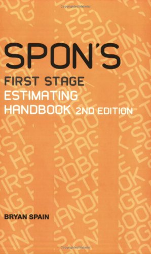 Spon's First Stage Estimating Handbook