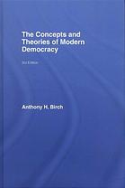 Concepts and Theories of Modern Democracy