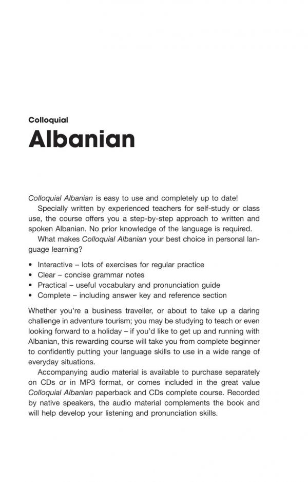 Colloquial Albanian