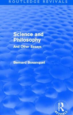 Science and Philosophy (Routledge Revivals)