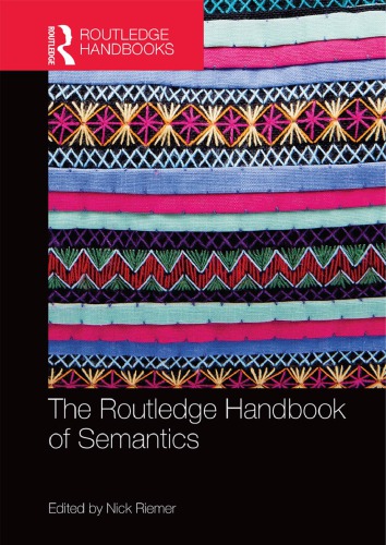 The Routledge Handbook of Semantics