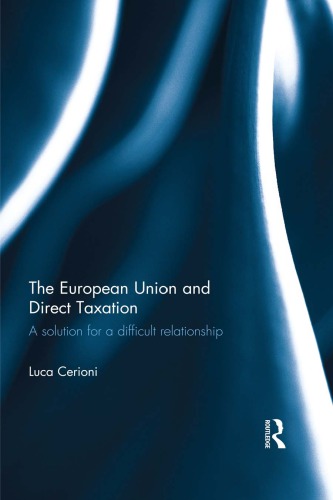 The European Union and Direct Taxation