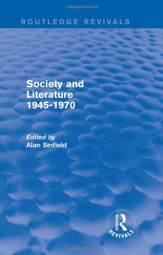 Society and Literature 1945-1970 (Routledge Revivals)