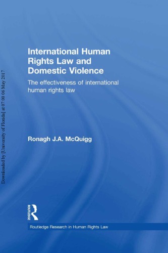 International Human Rights Law and Domestic Violence